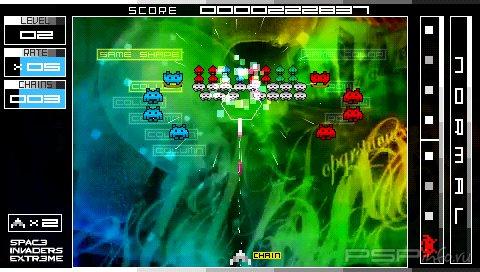 Space Invaders Extreme [PSP] [ENG]
