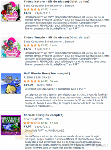 ���������� ������������ PSN Store [ 07|07|2010]