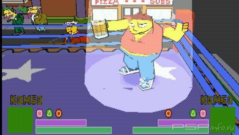 The Simpsons Wrestling [RUS]