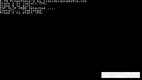 CFW 5.50 Prometheus-2 [PSP-2000]