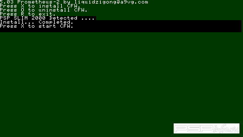 CFW 5.03 Prometheus-2 [PSP-3000]