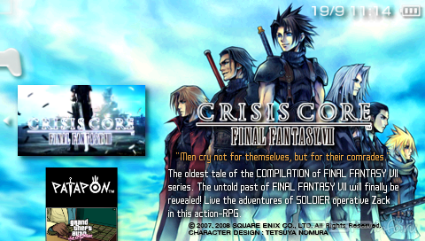 Crisis Core: Final Fantasy VII [FULL][ISO][ENG+RUS]