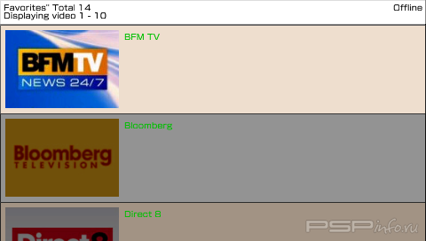 PSP LIVE TV  v.5.3