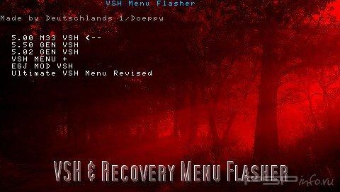 VSH & Recovery Menu Flasher v1.3