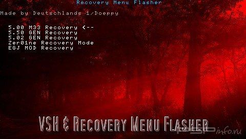 VSH & Recovery Menu Flasher v1.3