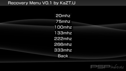 Recovery Menu TU v0.1