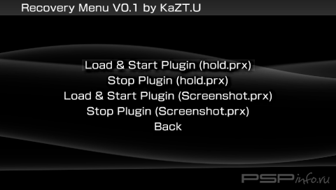Recovery Menu TU v0.1