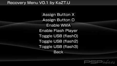 Recovery Menu TU v0.1