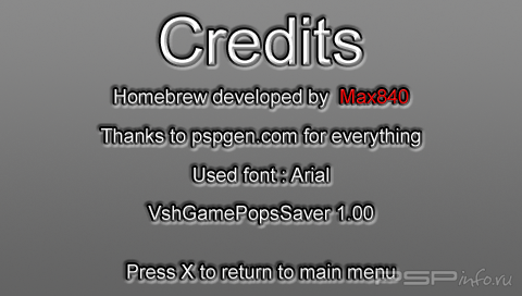VshGamePopsSaver v1.00