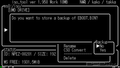 ISO Tool v1.958 [EBOOT]