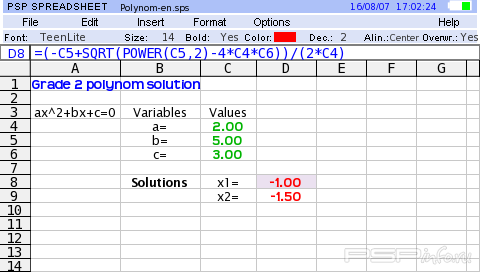 PSP Spreadsheet for 6.20 TN (HEN) [EBOOT]