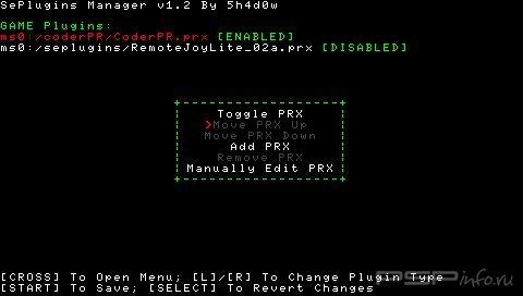 Seplugins Manager v1.2 by 5h4d0w [EBOOT]