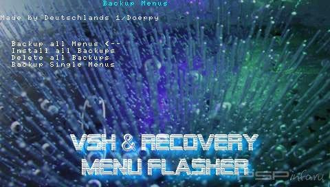 VSH Recovery Menu & Flasher v1.5 [HomeBrew]