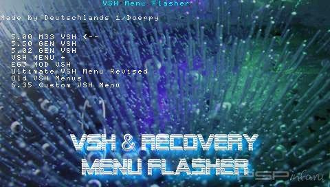 VSH Recovery Menu & Flasher v1.5 [HomeBrew]