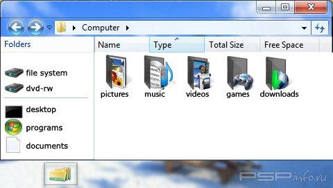 Windows 7 PSP Edition [HomeBrew]