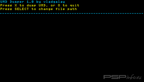 UMD Dumper 1.0 [HomeBrew]