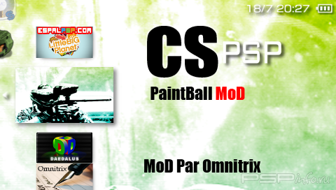 CSPSP PaintBall MoD [HomeBrew]