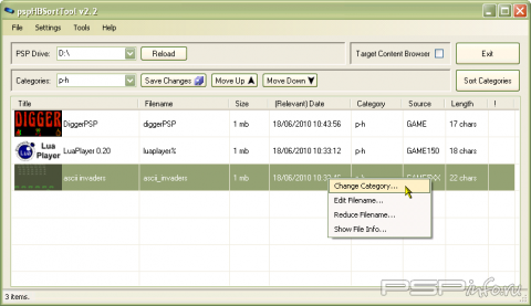 pspHBSortTool v4.0