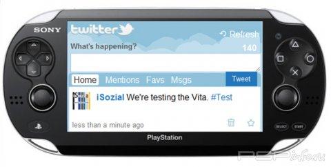   Twitter'  PS Vita