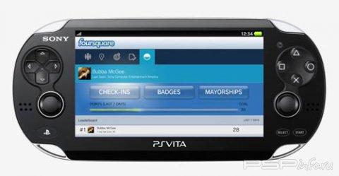  : Facebook  Foursquare  Playstation Vita