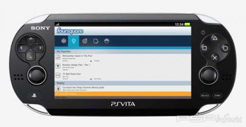  : Facebook  Foursquare  Playstation Vita