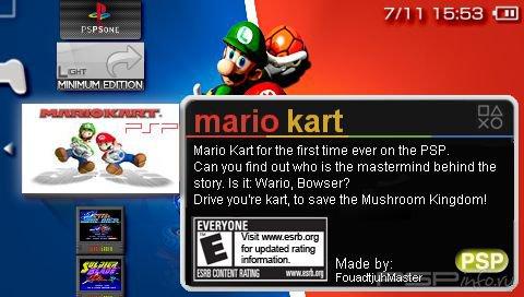 Mario Kart PSP 2.6 [HomeBrew]