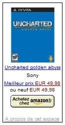 Amazon:       PlayStation Vita   Uncharted Golden Abyss