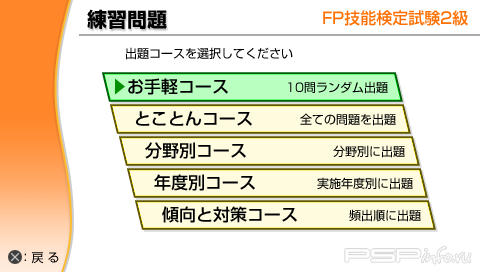 Maru Goukaku: Shikaku Dasshu! FP Financial Planning Ginou Kentei Shiken 2-Kyuu Portable [JAP]