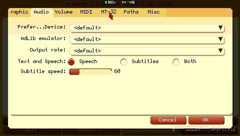 ScummVM 1.4.0 [HomeBrew]