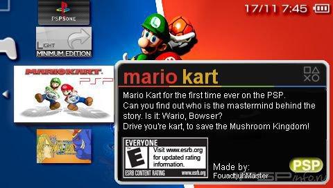 Mario Kart PSP v4.8 [HomeBrew]
