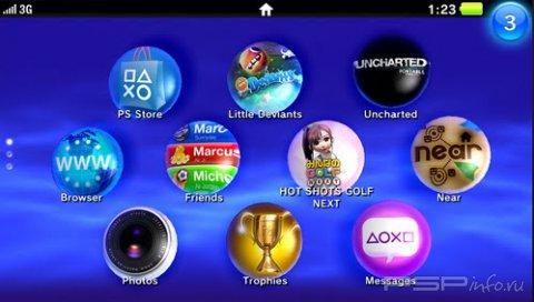 PlayStation Vita:   LiveArea - 