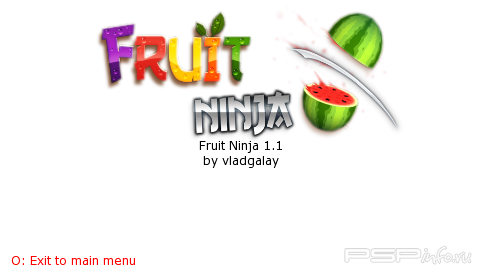 Fruit Ninja v1.2  vladgalay [HomeBrew]