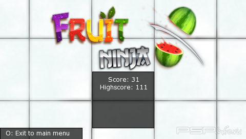 Fruit Ninja v1.3  v1.31  vladgalay [HomeBrew]