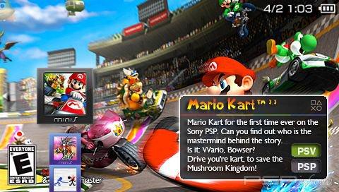 Mario Kart PSP v4.7 [HomeBrew]