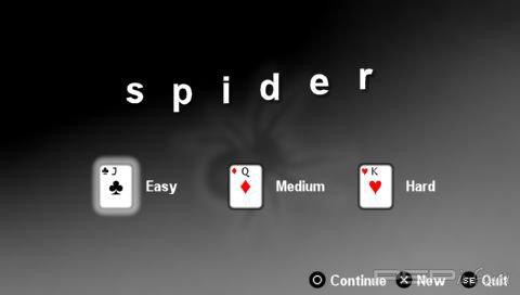 PSP Spider Solitaire 1.04 [HomeBrew][Signed]