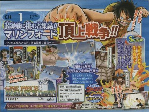 3  , 3   - One Piece: Romance Dawn