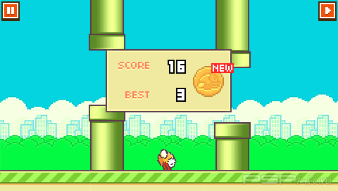 Flappy Bird PSP v2.1 [HomeBrew][2014]