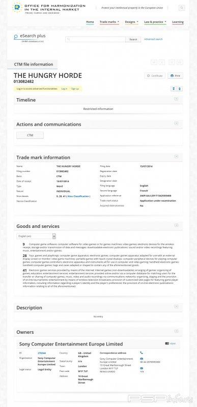 Sony Europe       - "The Hungry Horde"