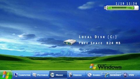  'Windows XP'   CTF  PSP