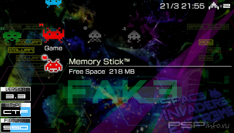 'Space Invaders'   CTF  PSP