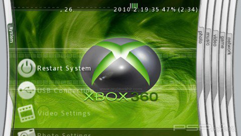 ���� 'Xbox360' � ������� CTF ��� PSP