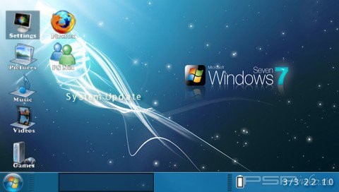 ���� 'Windows 7' � ������� CTF ��� PSP