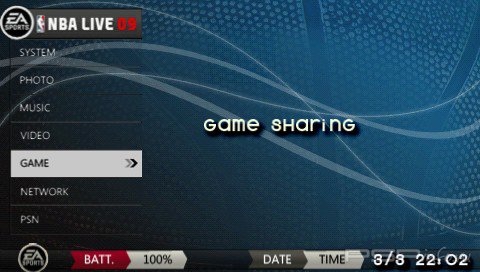 ���� 'NBA Live 2009' � ������� CTF ��� PSP