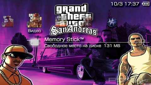 ���� 'GTA San Andreas [RUS]' � ������� CTF ��� PSP