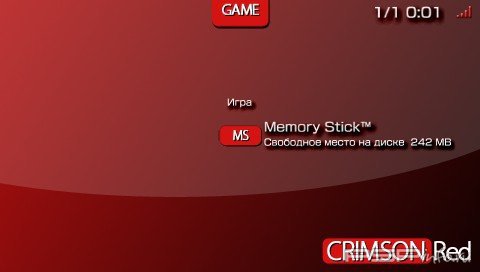  'CRIMSON red [RUS]'   CTF  PSP