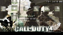  'Call of Duty 4'   PTF  PSP