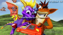  'Spyro & Crash [RUS]'   PTF  PSP