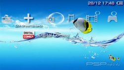 Тема 'Fishs [RUS]' в формате PTF для PSP