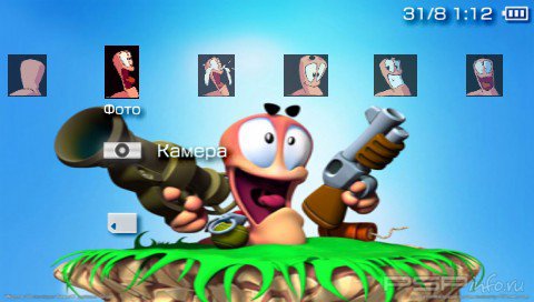 ���� 'Woms [RUS]' � ������� PTF ��� PSP