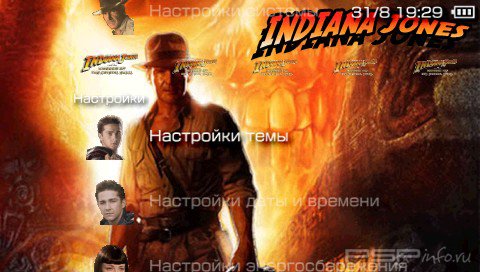 ���� 'Indiana Jones [RUS]' � ������� PTF ��� PSP